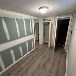 Blue Rivera - Drywall, vent, doors, trim, and closet installed.