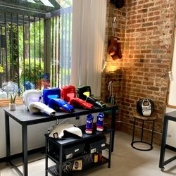 Box-Up Nation - Fly and Phenom Headgear, cups, and boxing shoes.