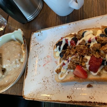 First Watch - side of biscuit/gravy with french toast special of the day - American Near Me - Raleigh, North Carolina First Watch - side of biscuit/gravy with french toast special of the day - American Near Me - Raleigh, North Carolina