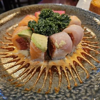 Hungry Belly - Apple roll. A spicy rainbow roll - Japanese Near Me - Dallas, Texas