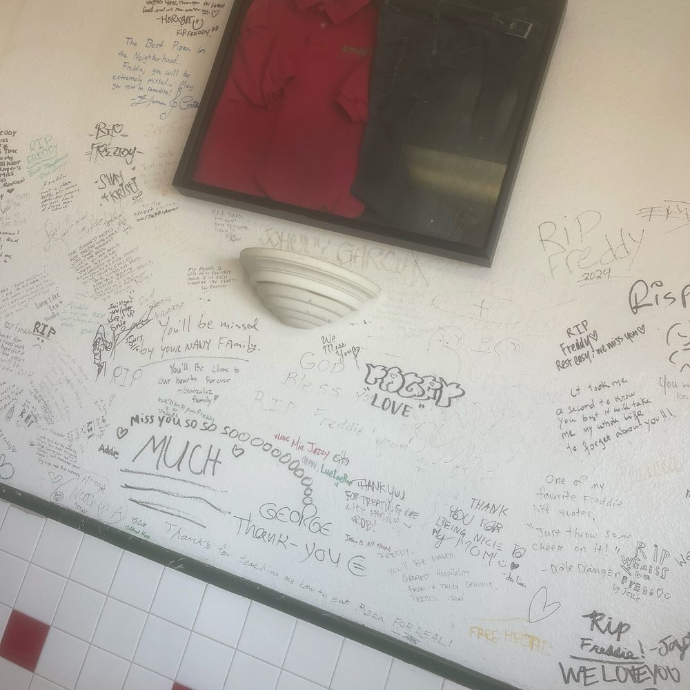 Memorial on the wall!