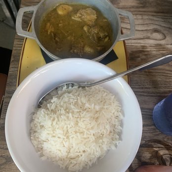 Dukunoo - Curry goat w/ white rice - Caribbean Near Me - Miami, Florida