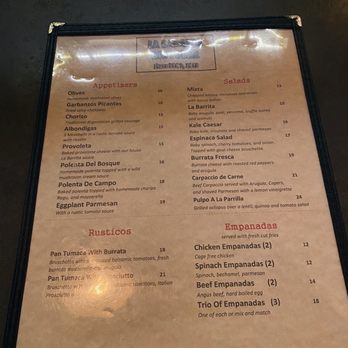 La Barrita Restobar - menu - Steakhouses Near Me - Baltimore, Maryland La Barrita Restobar - menu - Steakhouses Near Me - Baltimore, Maryland