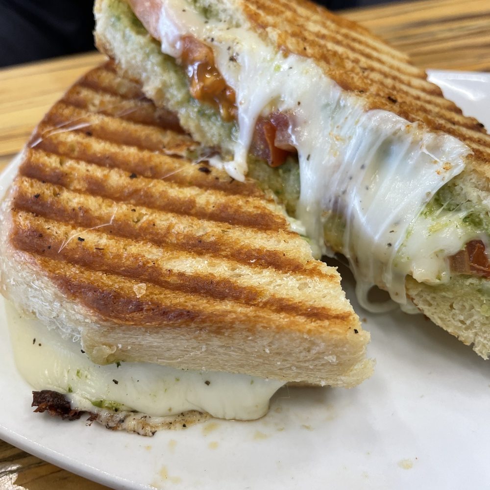 Sip Coffee Lounge - pesto caprese sandwich - Coffee & Tea Near Me - Anchorage, Alaska Sip Coffee Lounge - pesto caprese sandwich - Coffee & Tea Near Me - Anchorage, Alaska