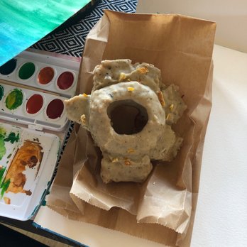 Half and Half Doughnut Co. - Market spice !! Dried orange on top! - Coffee & Tea Near Me - Seattle, Washington