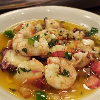 O'Toxo 3 Hermanos - Ensalada de Marisco (seafood salad served cold) - Spanish Near Me - Barcelona, B