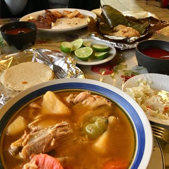 La Salvadorena - Everything represented on one table. So good. - Salvadoran Near Me - Mc Kinney, Texas