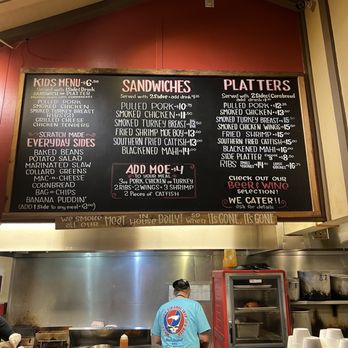 Moe's Original Bar B Que - The main board! - Barbeque Near Me - Woodfin, North Carolina