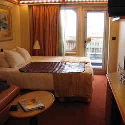 Carnival Conquest Cruise - our balcony room