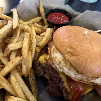 Riverside Johnny’s - Hangover Burger - American Near Me - Daytona Beach, Florida Riverside Johnny’s - Hangover Burger - American Near Me - Daytona Beach, Florida