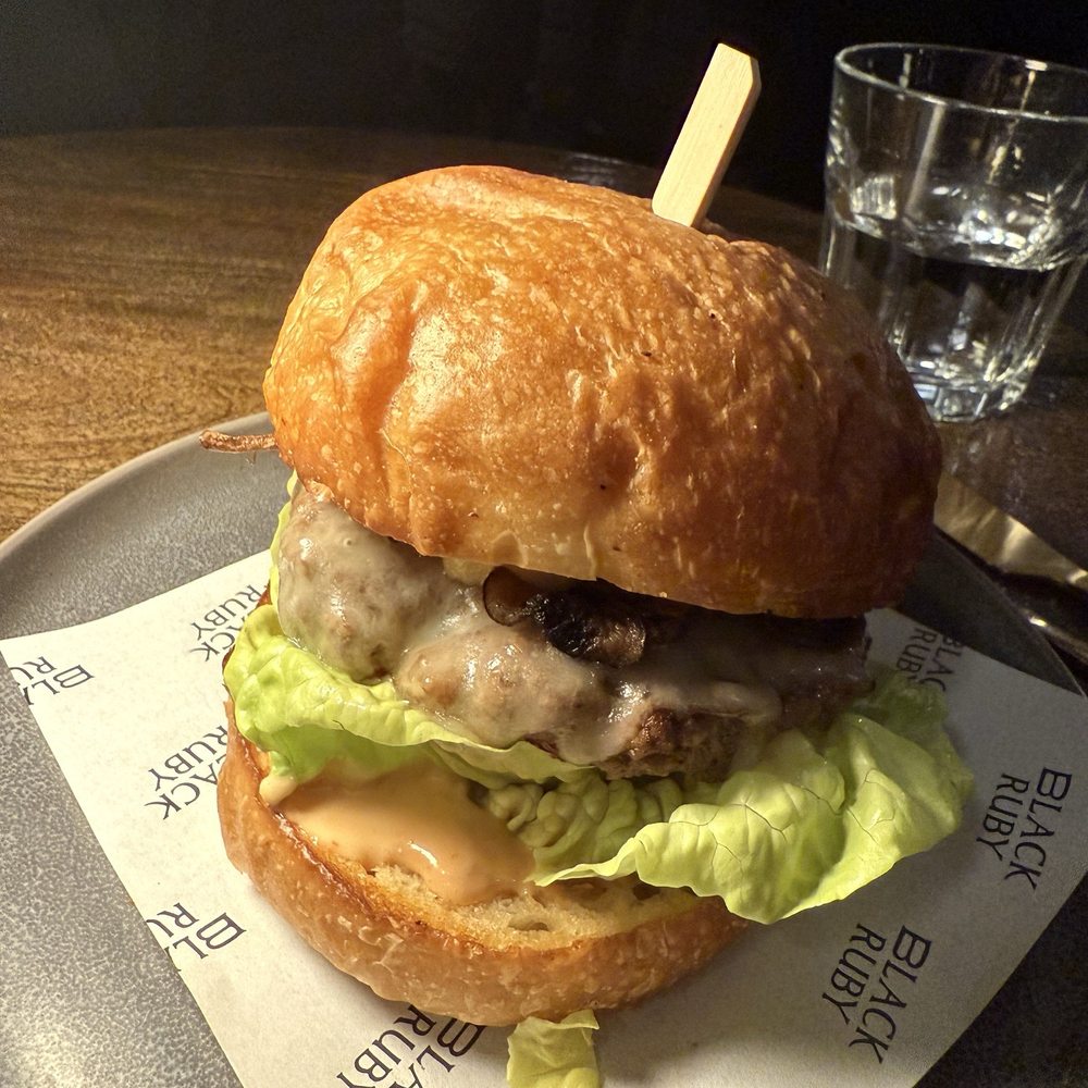 Black Ruby - Thai Garlic Burger - Asian Fusion Near Me - Cambridge, Massachusetts