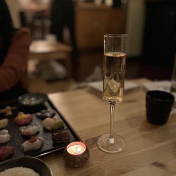 Ume Williamsburg - Plum wine served in a beautiful modern silhouette. - Sushi Bars Near Me - Brooklyn, New York Ume Williamsburg - Plum wine served in a beautiful modern silhouette. - Sushi Bars Near Me - Brooklyn, New York