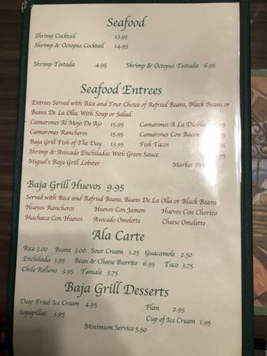 Menu photo 6 Miguel's Baja Grill Victorville, CA
