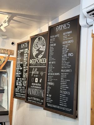 Menu photo 1 Deep Creek Coffee Company Springdale, UT Menu photo 1 Deep Creek Coffee Company Springdale, UT