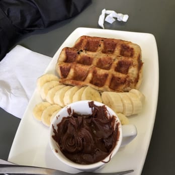 Coffee Rx - Nutella banana waffle - Coffee & Tea Near Me - Brooklyn, New York Coffee Rx - Nutella banana waffle - Coffee & Tea Near Me - Brooklyn, New York