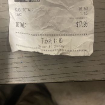 Linko Sushi - NO Sauce stated on receipt - Sushi Bars Near Me - Apple Valley, California