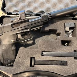 Hall Precision and Gunsmithing - Taurus TX22 Competition, Springfield HEX Optic, Silencerco Warlock II Suppressor