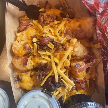 Hat Creek Burger Company - Loaded tots - Burgers Near Me - Roanoke, Texas Hat Creek Burger Company - Loaded tots - Burgers Near Me - Roanoke, Texas