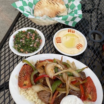 Cedars Mediterranean Grill - Lamb Kabob Combo, hummus, tabbouleh - Greek Near Me - Stroudsburg, Pennsylvania
