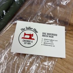 The Tailor Shop - Business card