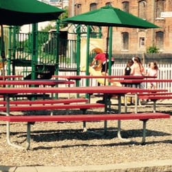 Quiet Corner Creamery - Teenage boy was running up the slides and around the entire playground without regard to my little children. Caution to parents of littles!