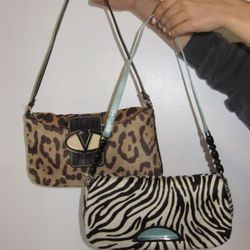 Great Labels - Animal print vintage bags - Dior & Valentino.