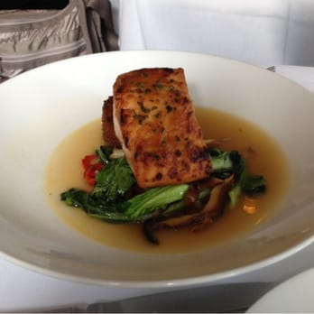 Blue Moon - My wife had a delicious miso glazed Scottish salmon. - Dinner Theater Near Me - Rehoboth Beach, Delaware