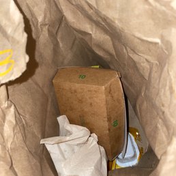 Oh yeah. No receipt either. As usual.