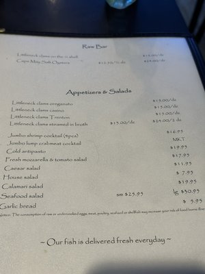 Menu photo 2 Uncle Vinnie's Clam Bar Raritan, NJ Menu photo 2 Uncle Vinnie's Clam Bar Raritan, NJ