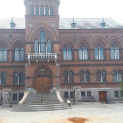 Brunnen Rathaus Fontain fontana Vejle Danemark