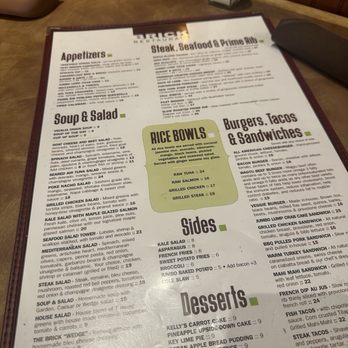 Brick Restaurant - Nice menu options - New American Near Me - Jacksonville, Florida
