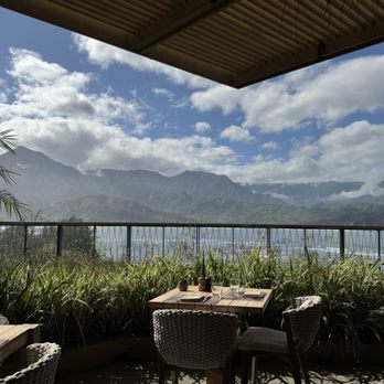 1 Kitchen Hanalei Bay - View from our table. Stunning! - New American Near Me - Princeville, Hawaii