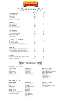 Menu photo 4 The Back Bowl Eagle, CO
