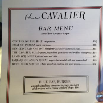 The Cavalier - New American Near Me - San Francisco, California The Cavalier - New American Near Me - San Francisco, California