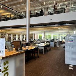 Plainsboro Public Library - Three floors. Clean and beautiful aesthetics.