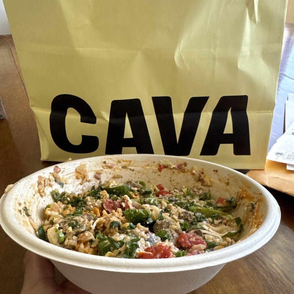 CAVA - Skimped bowl - Mediterranean Near Me - Temecula, California