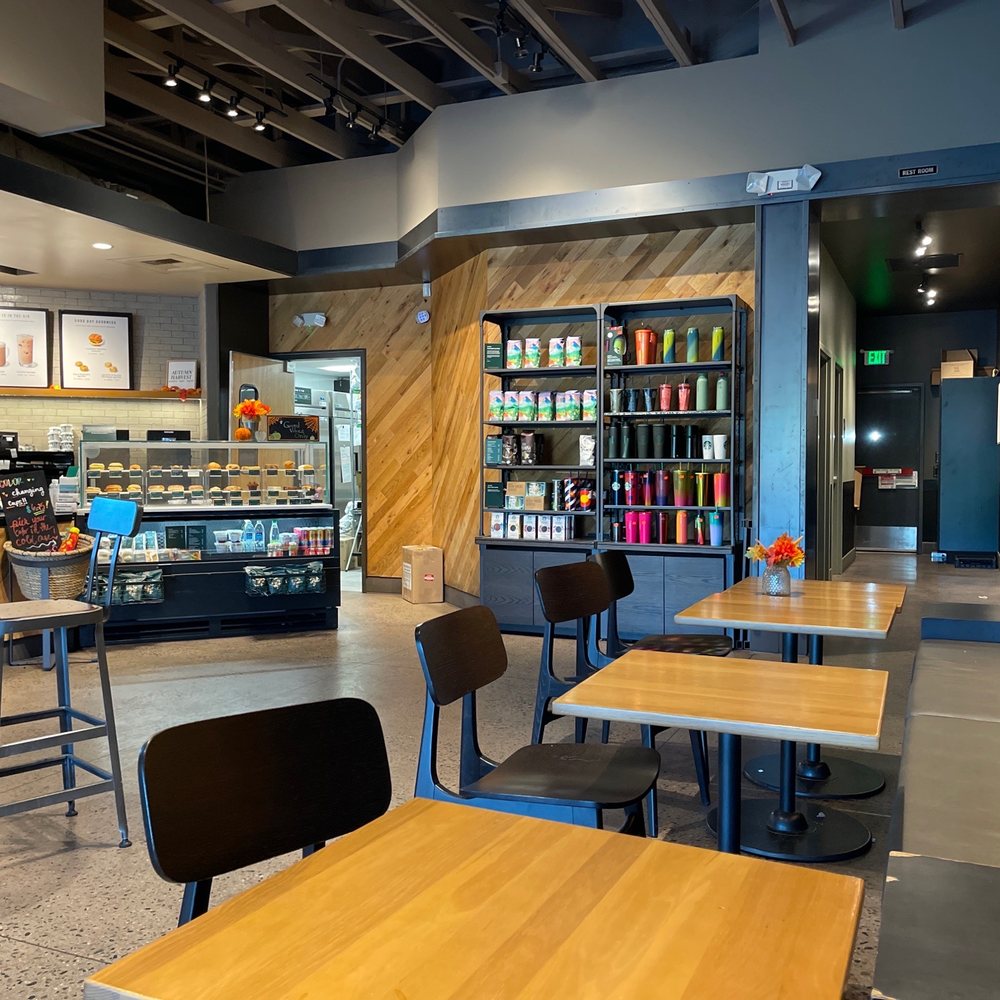 Starbucks - Barista area with bakery and seating area - Coffee & Tea Near Me - Littleton, Colorado Starbucks - Barista area with bakery and seating area - Coffee & Tea Near Me - Littleton, Colorado
