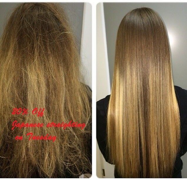 straightening bleached hair