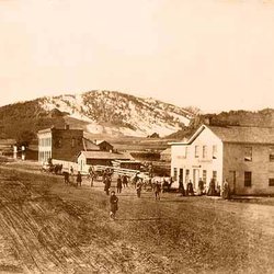Art Source International - Earliest known photo of Boulder - showing Pearl Street. 1866