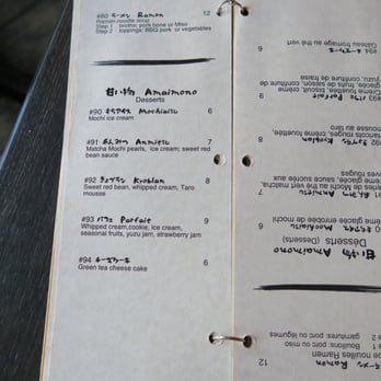 Kinoya Izakaya - Dessert Menu - Japanese Near Me - Montreal, Quebec Kinoya Izakaya - Dessert Menu - Japanese Near Me - Montreal, Quebec