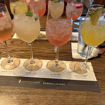 Cooper’s Hawk Winery & Restaurant - Sangria Flight - Desserts Near Me - Gilbert, Arizona Cooper’s Hawk Winery & Restaurant - Sangria Flight - Desserts Near Me - Gilbert, Arizona