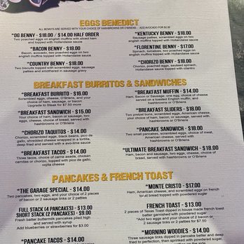The Garage Bar & Grill - Menu - Bars Near Me - Bremerton, Washington The Garage Bar & Grill - Menu - Bars Near Me - Bremerton, Washington