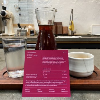 Sey Coffee - Single Cup - Enrique Merino Coffee - Coffee Roasteries Near Me - Brooklyn, New York Sey Coffee - Single Cup - Enrique Merino Coffee - Coffee Roasteries Near Me - Brooklyn, New York
