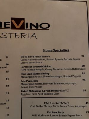 Menu photo 5 Pane Vino Osteria Dallas, TX