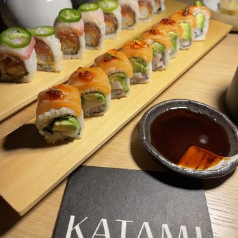 Katami - Hamachi and Texas hamachi rolls - Sushi Bars Near Me - Houston, Texas