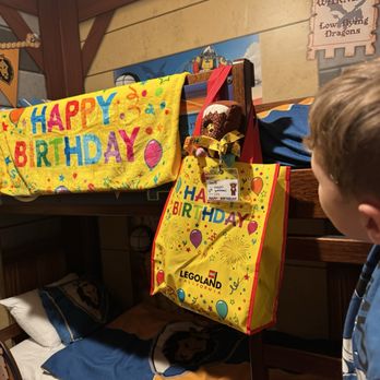Legoland Castle Hotel - Birthday pack! Worth the money. Even got one "fast pass" for the family for one ride. - Hotels Near Me - Carlsbad, California