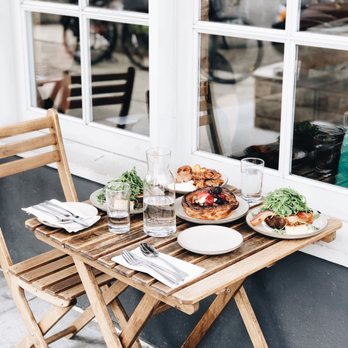 Outerlands - Eggs - In - Jail, Sweet Dutch Pancake Baked in a Cast Iron Pan, roasted potatoes - New American Near Me - San Francisco, California