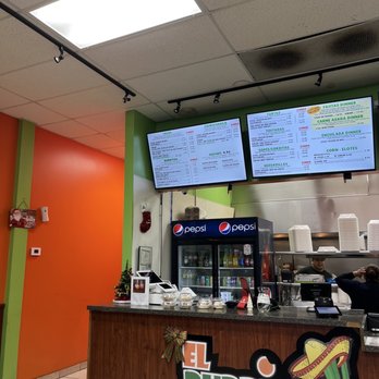 El Burrito Rey - the counter and menus - Mexican Near Me - Oak Forest, Illinois