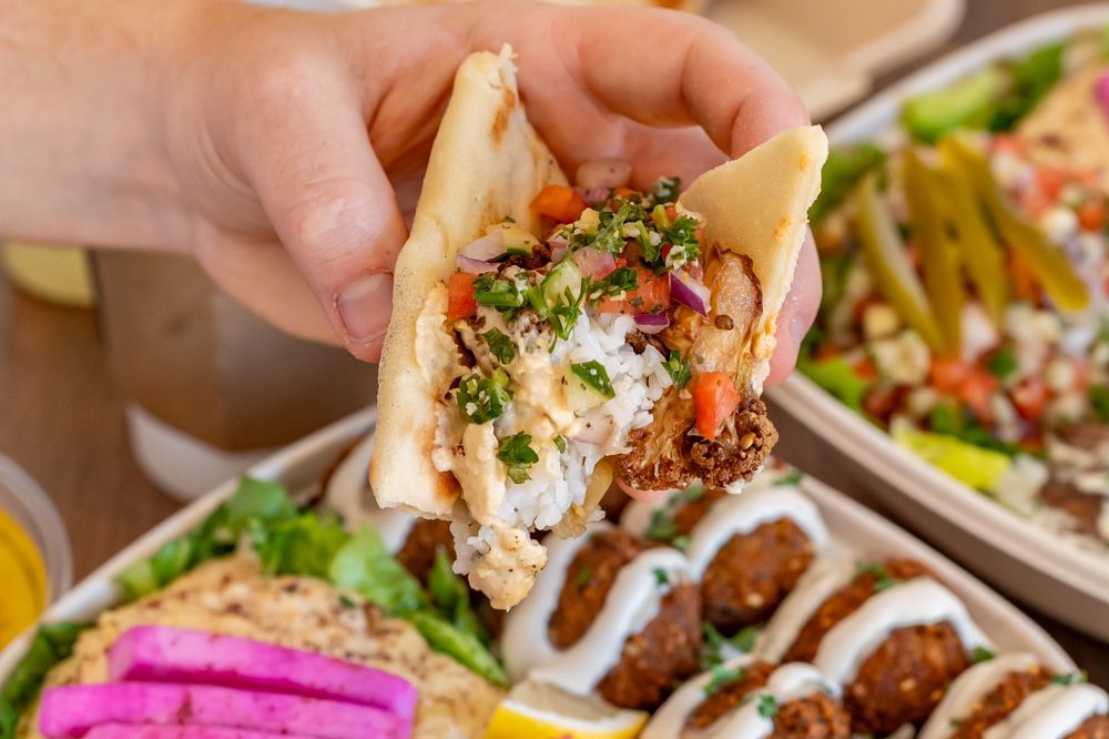 Food from Manakish Oven & Grill