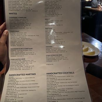 J. Alexander's - Wine/cocktail menu - New American Near Me - Livonia, Michigan